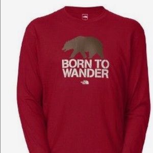 North Face Men’s Long Sleeve Cotton T Shirt